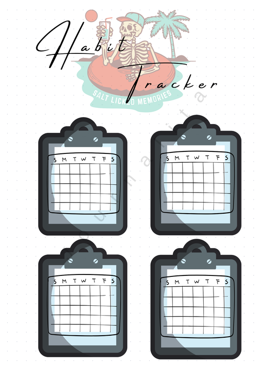 Doctor February Habit Tracker