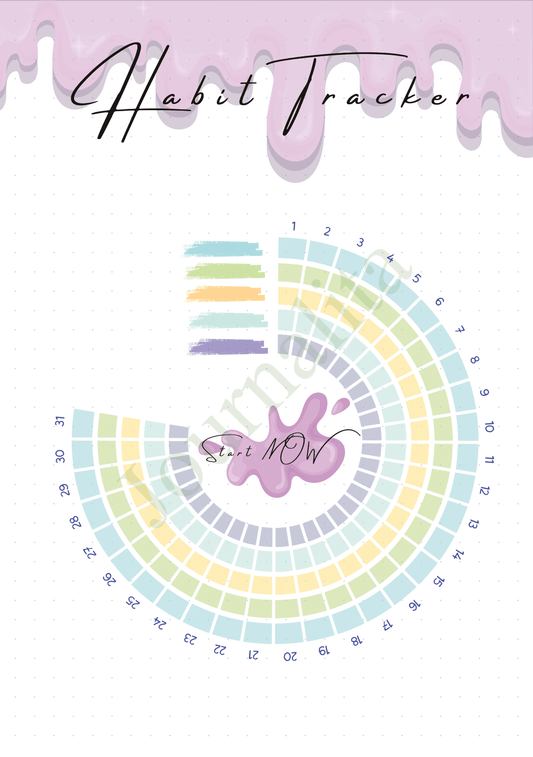 April Habit Tracker