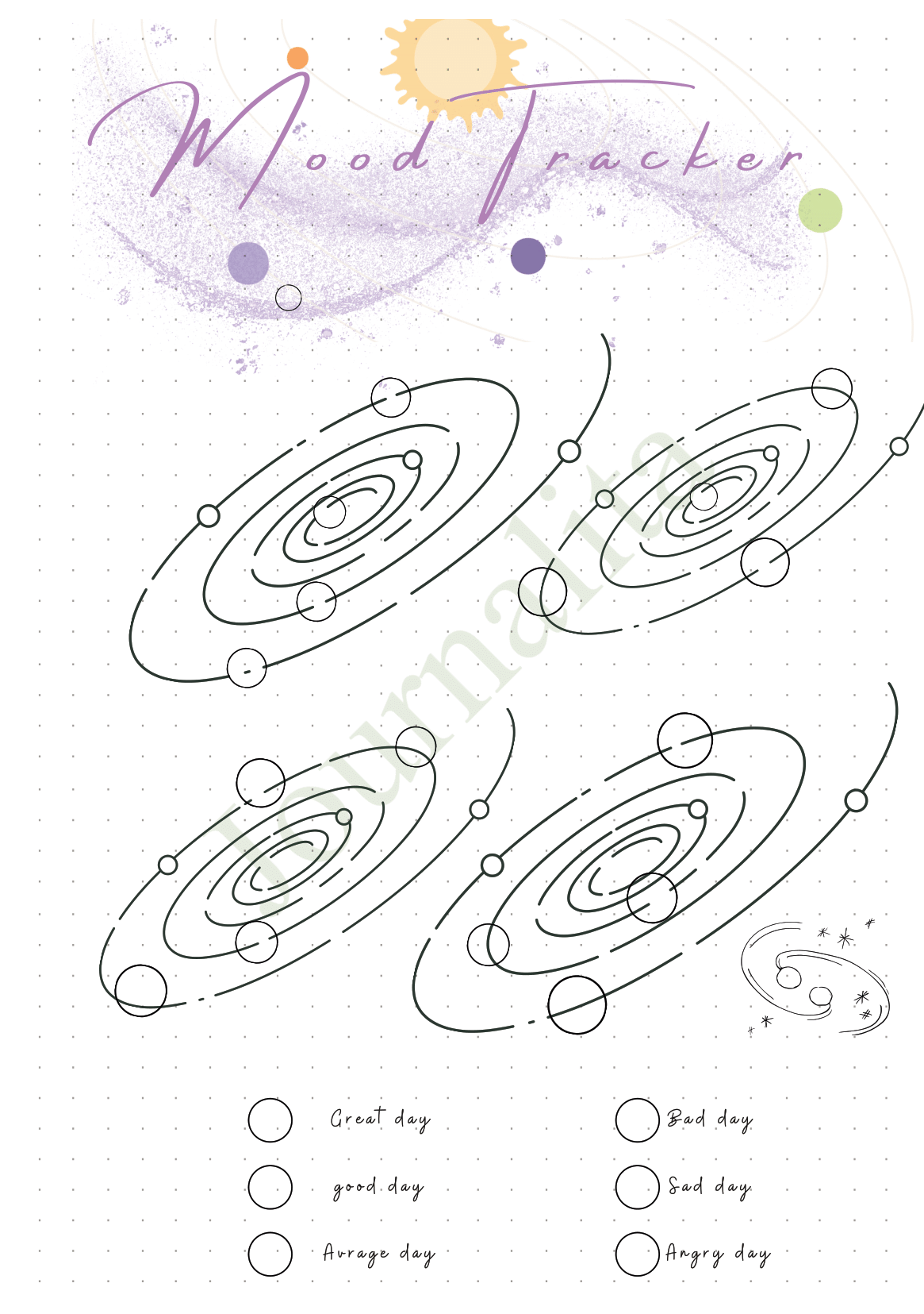 September Mood Tracker